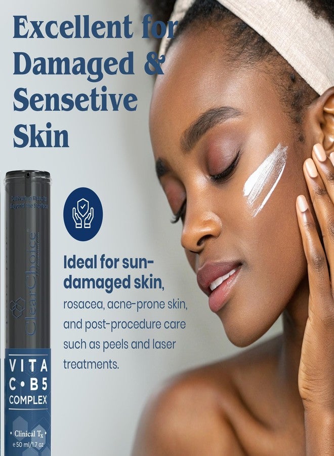 Clear Choice Vita C·B5 Complex 1.7oz – Antioxidant Lotion with Vitamin C & B5, Improves Tone, Texture, Brightens Skin, Ideal for Sun Damage & Rosacea - Image 3